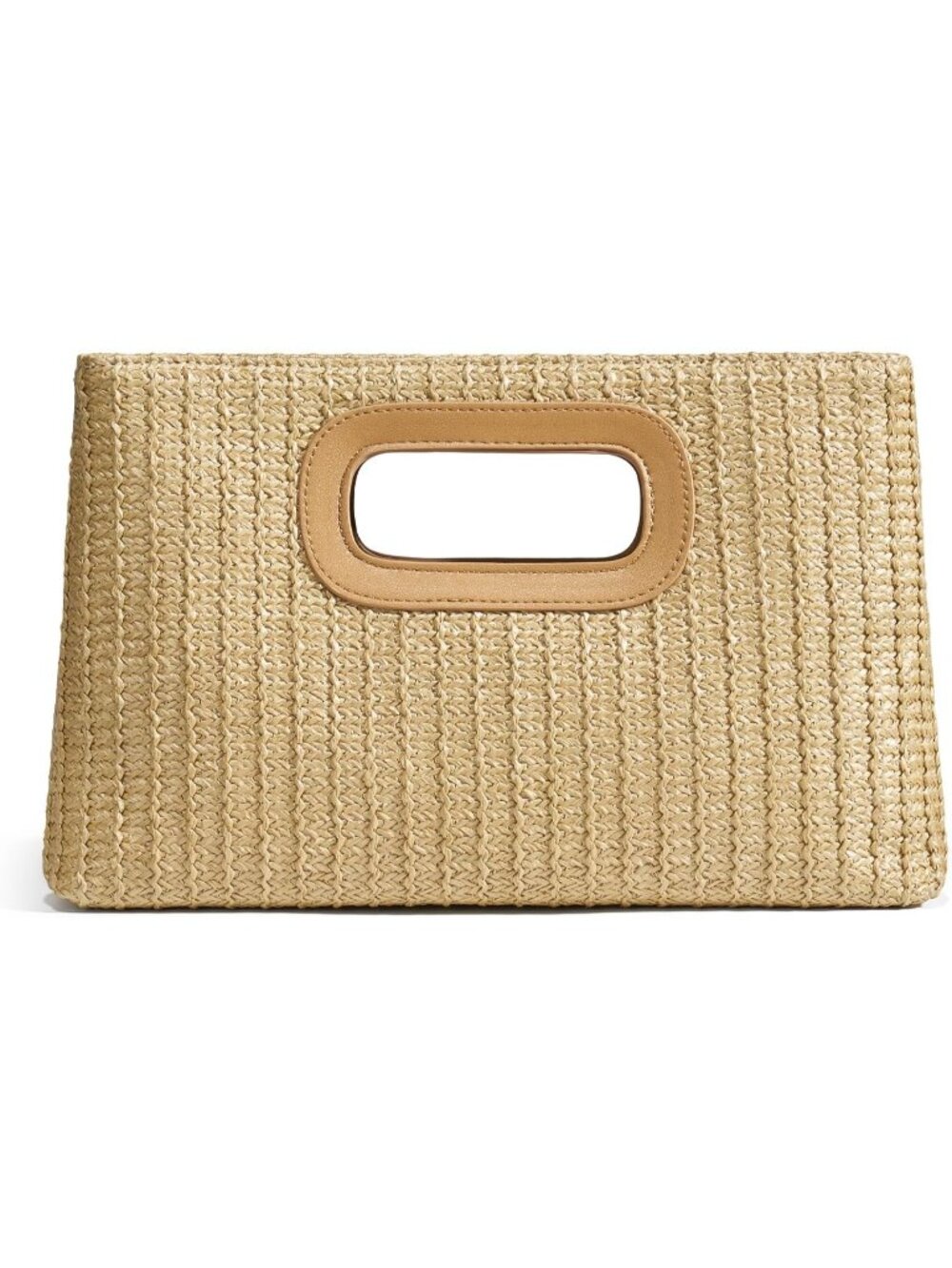 Women's Khaki with Top Handle Summer Ideal Vacation and Woven Boho Beach Bags